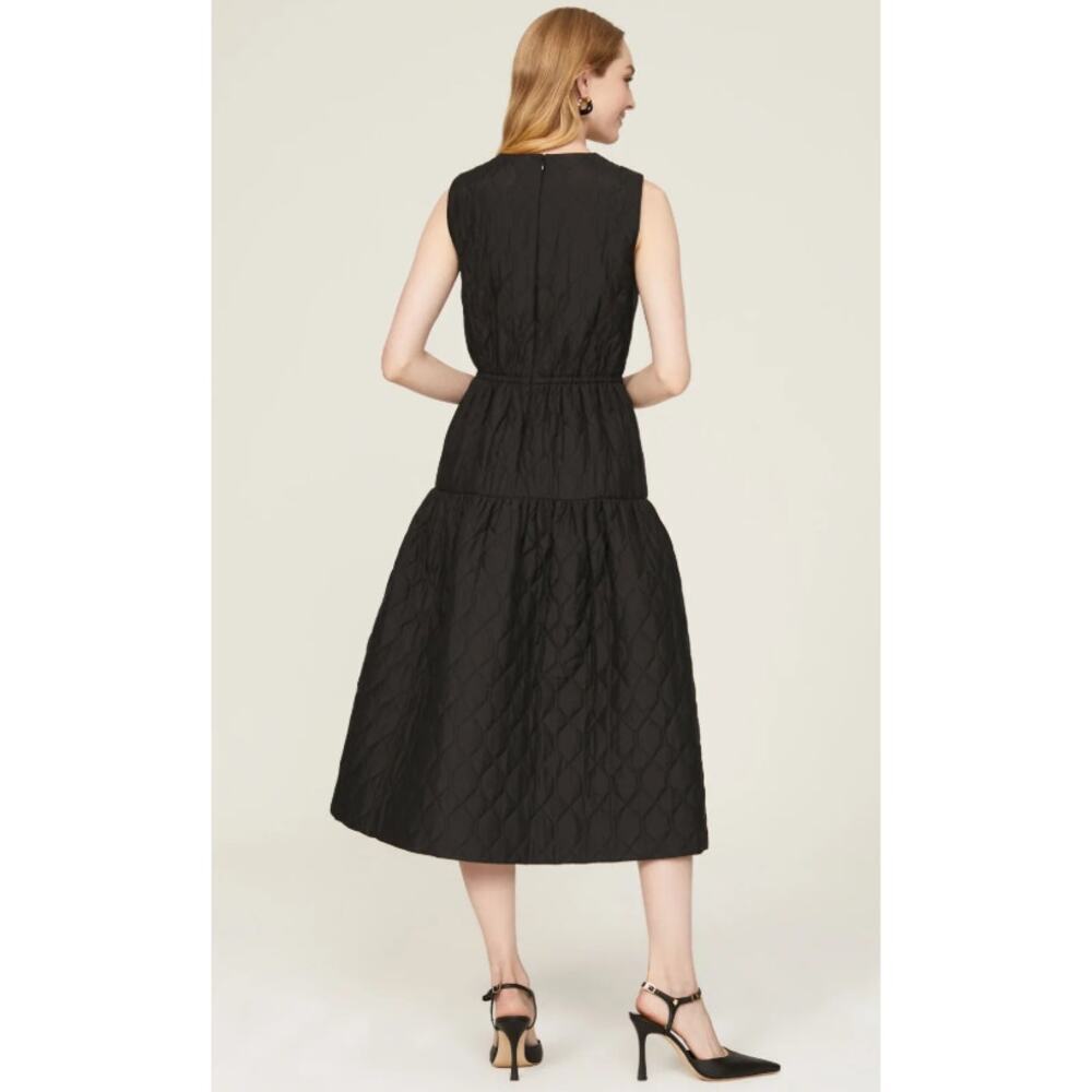 Jason Wu Quilted  cotton plain weave Dress in Black - Picture 3 of 9